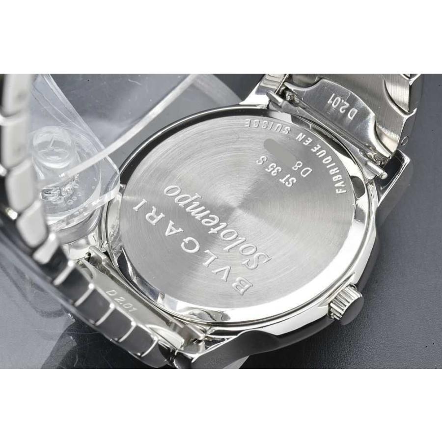 送料関税無料 ソロテンポ St35bssd ブルガリ ブラック 黒文字盤 St35s クォーツ Ss ボーイズ 35mm 腕時計 Www Mobilite Fr Sodexo Com