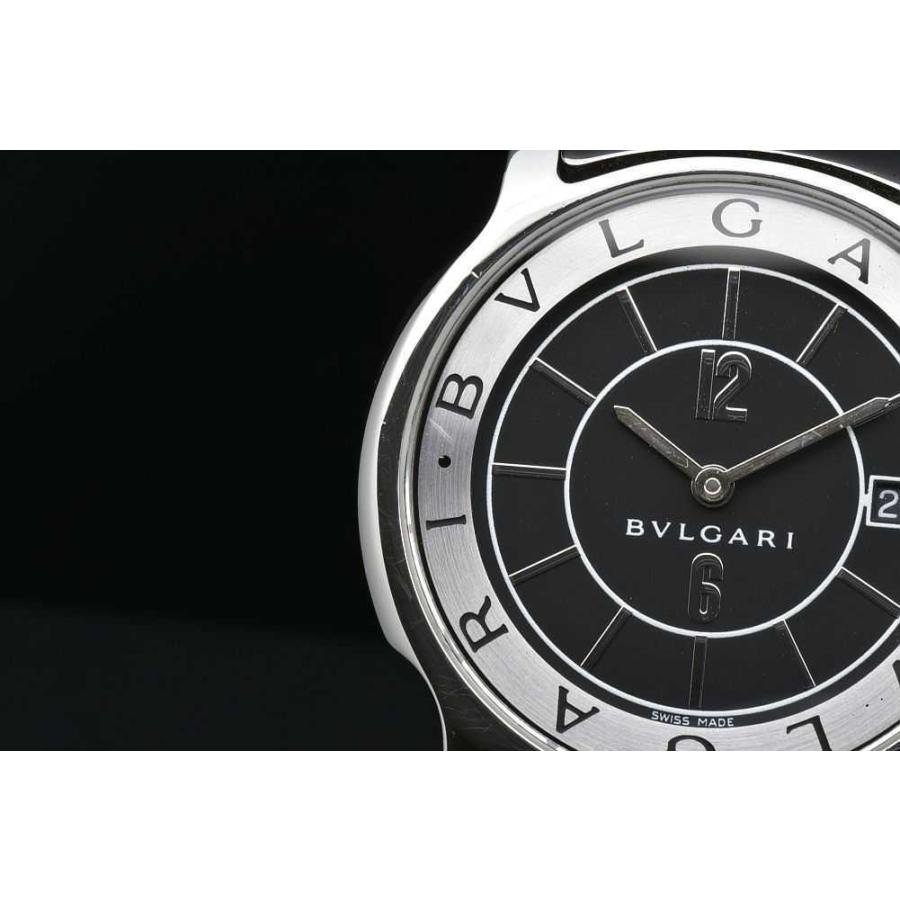 送料関税無料 ソロテンポ St35bssd ブルガリ ブラック 黒文字盤 St35s クォーツ Ss ボーイズ 35mm 腕時計 Www Mobilite Fr Sodexo Com
