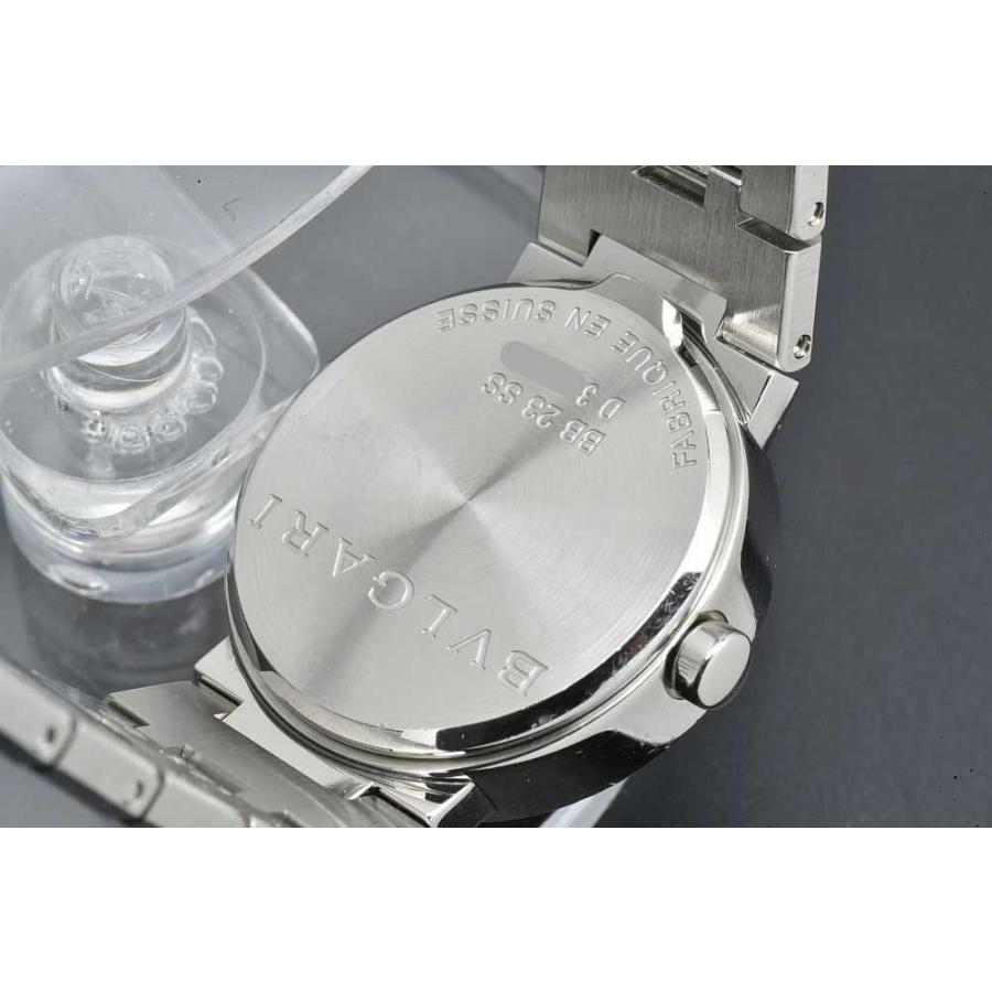BVLGARI BB23SSD 腕時計　シルバー　ブラック文字盤　レディース ブルガリ・ブルガリ ブルガリ BB23SSD ブルガリブルガリ ブラック