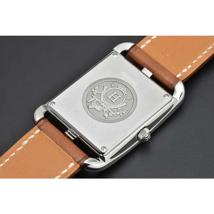HERMESエルメス ケープコッドCC2.710クォーツ レディース新品仕上げ済 HERMES（エルメス） ケープコッド ドゥブルトゥール CC2.710 グレー