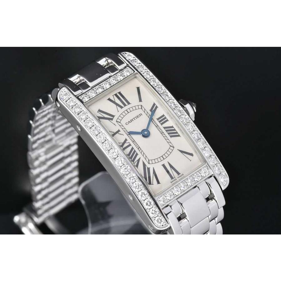 Cartier（カルティエ） WB7073L1 タンクアメリカンSM ダイヤベゼル