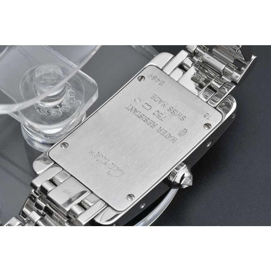 中古 カルティエ CARTIER WB7073L1 シルバー レディース 腕時計 カルティエ タンクアメリカン SM WB7073MP ホワイト レディース 時計