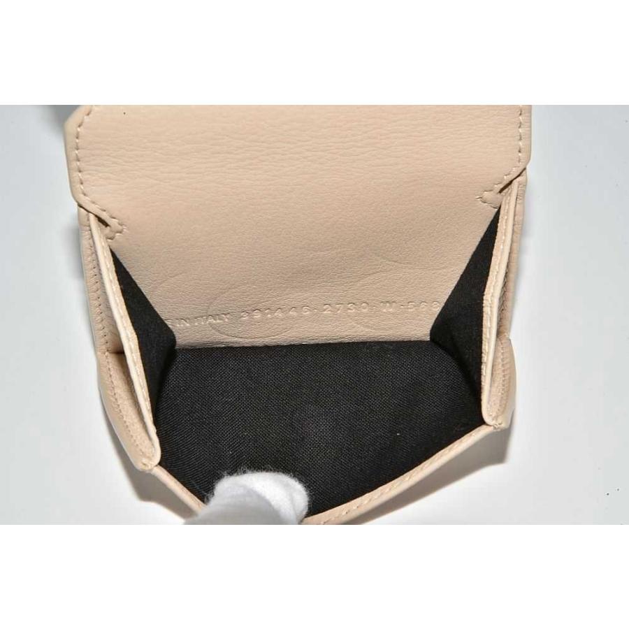 PAPIER（BALENCIAGA） バレンシアガ ペーパー ミニ ウォレット Wホック