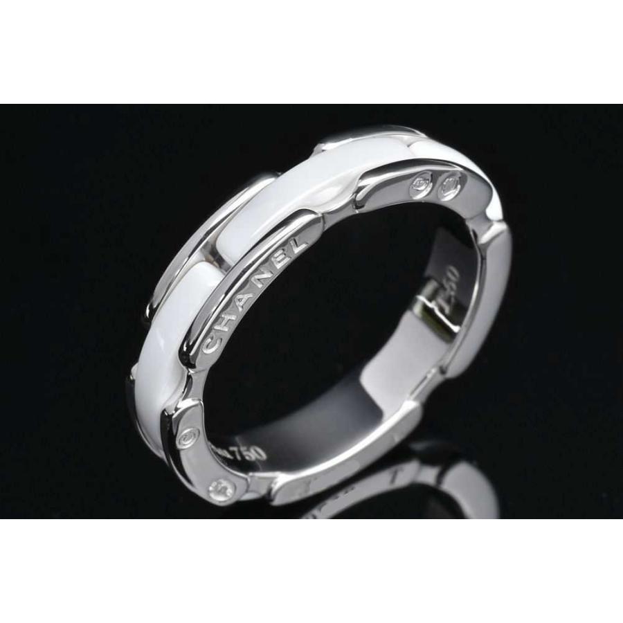 新品仕上済☆美品 シャネルウルトラコレクションリング K18WG 指輪ホワイト白 ULTRA（CHANEL） シャネル ウルトラコレクション リング K18WG