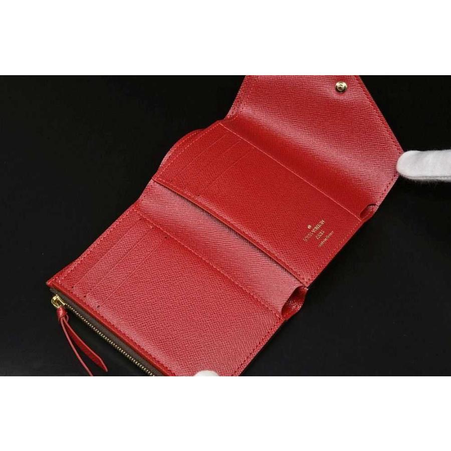 LOUIS VUITTON ヴィトン ダミエ ポルトフォイユ ヴィクトリーヌ 三  