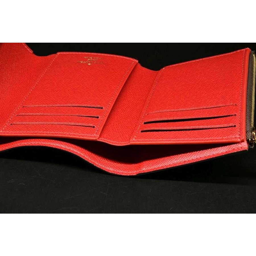 LOUIS VUITTON ヴィトン ダミエ ポルトフォイユ ヴィクトリーヌ 三  