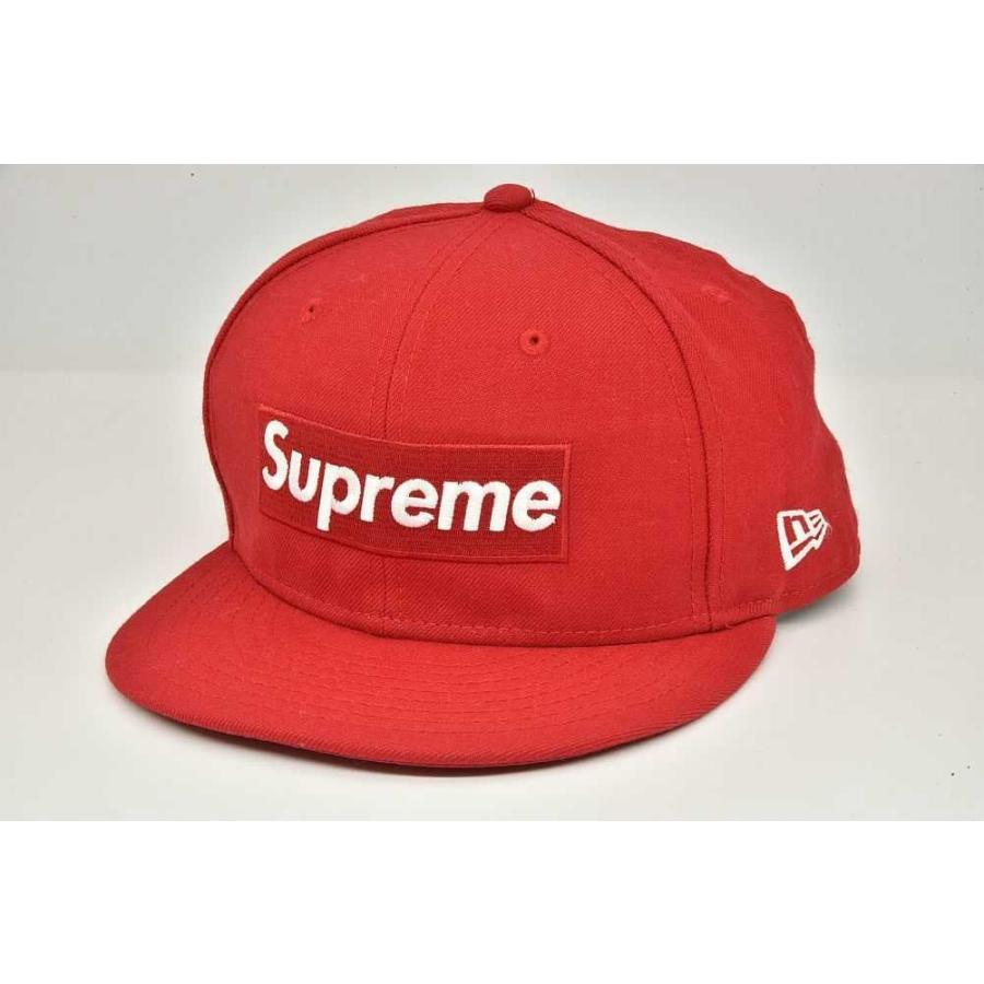 シュプリーム　ベースボールキャップ7 3/8 ボックスロゴ　ニューエラ　極上品 Supreme（シュプリーム） プレイボーイ BoxLogo NewEra ニューエラ