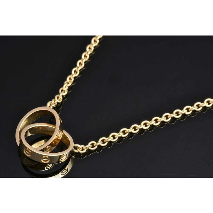 LOVE（Cartier） カルティエ ラブ ネックレス K18YG イエローゴールド 