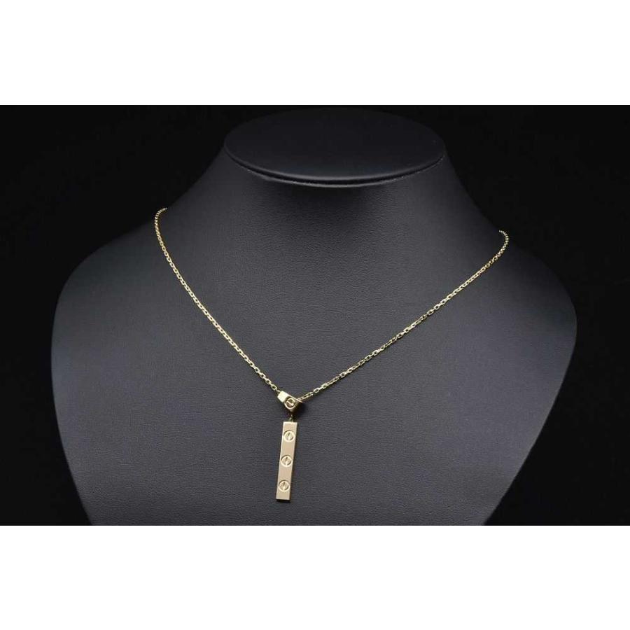 LOVE（Cartier） カルティエ ラブ Yシェイプ ネックレス K18YG