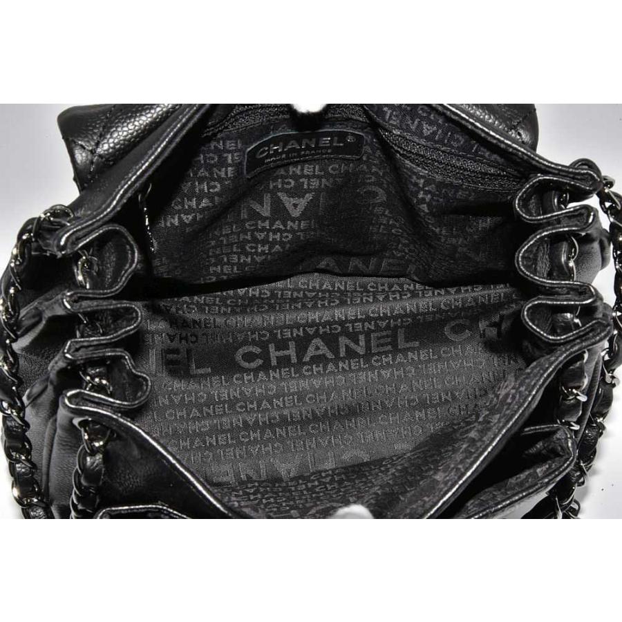 CHANEL 2.55 シャネル キャビアスキン チェーンショルダーバッグ