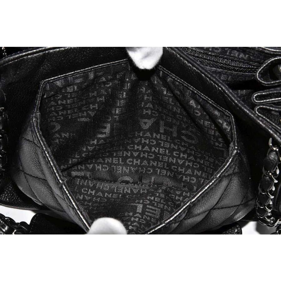 CHANEL 2.55 シャネル キャビアスキン チェーンショルダーバッグ