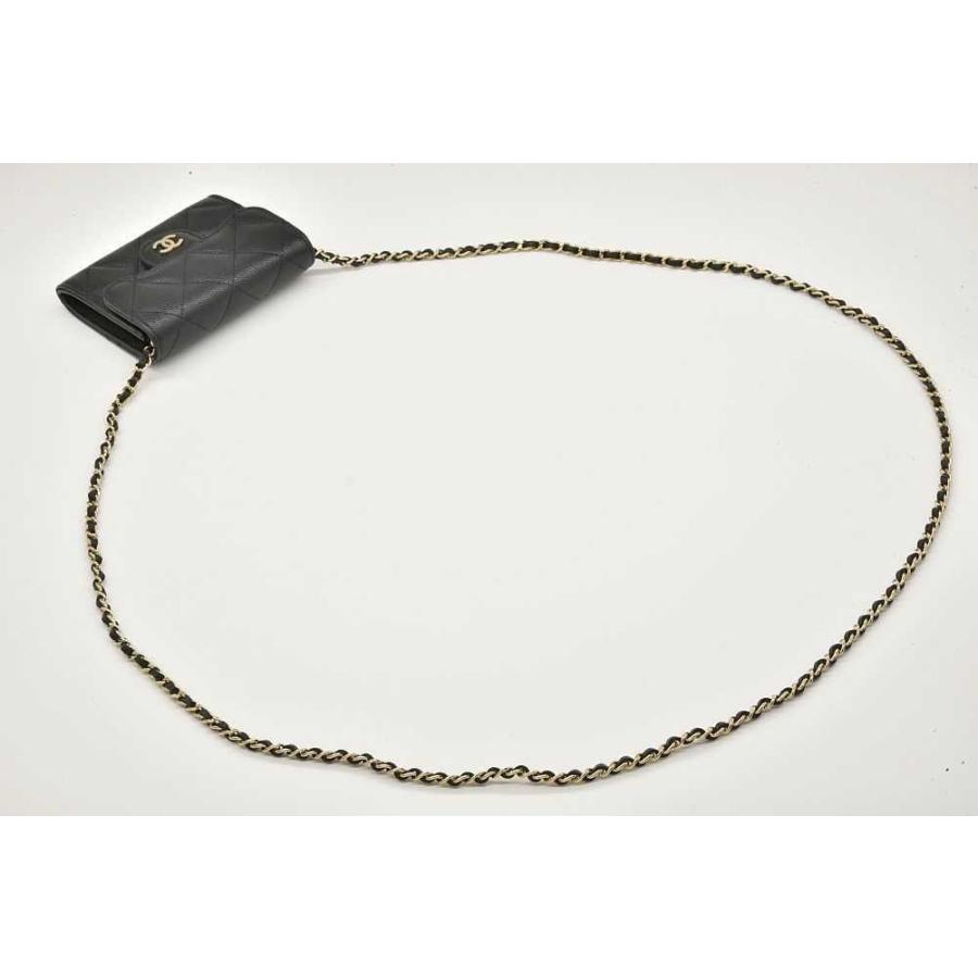 CHANEL シャネル チェーンクラッチ キャビアスキン ミニチェーン CHANEL シャネル チェーンクラッチ キャビアスキン ミニチェーン