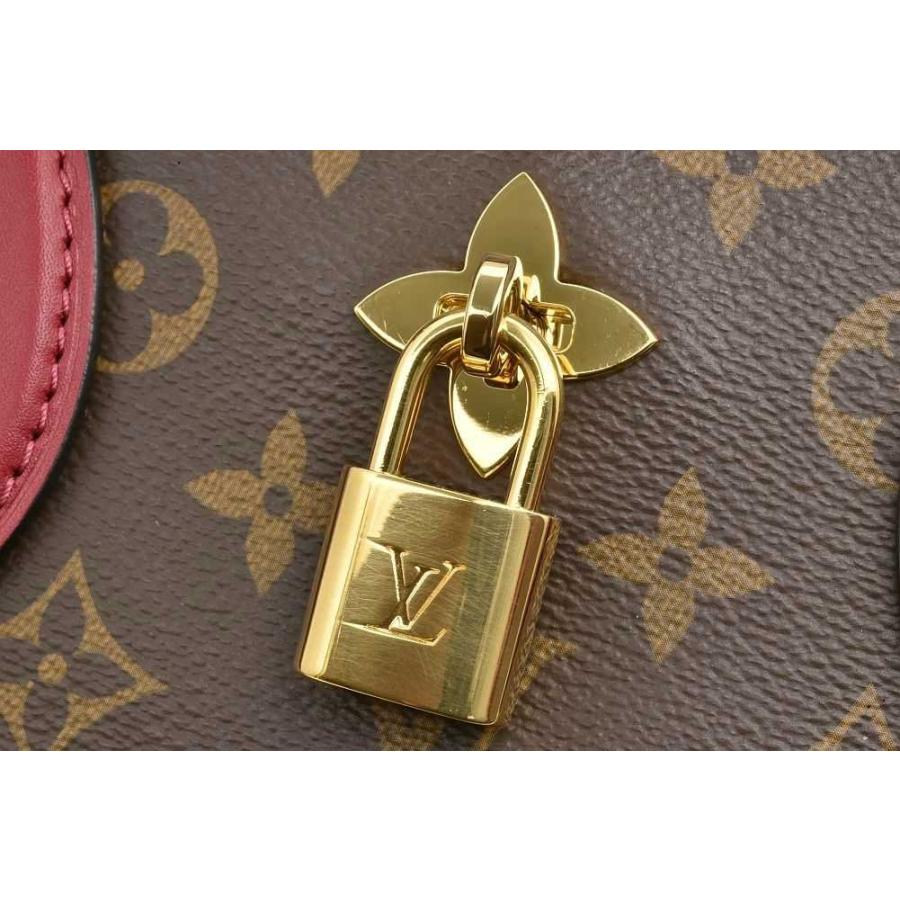 良品　ルイヴィトン　フラワー ジップド トート PM　モノグラム　ハンドバッグ LOUIS VUITTON（ルイ・ヴィトン） ヴィトン モノグラム フラワー