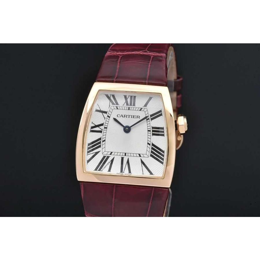 Cartier カルティエ W6400456 ラドーニャ LM K18PG/レザー クォーツ 