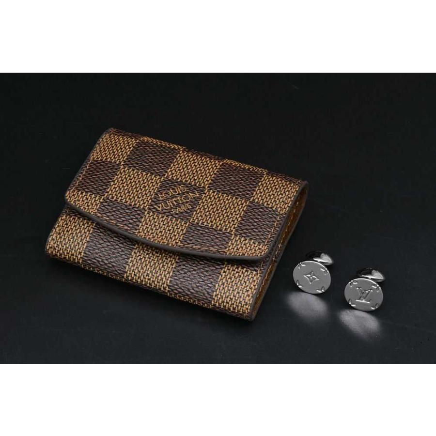 LOUIS VUITTON ヴィトン カフリンク・モノグラム ブトン ドゥ
