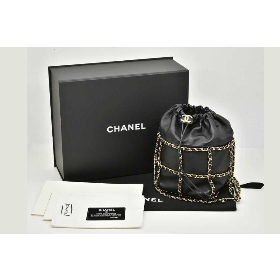 CHANEL シャネル ラムスキン ココマーク バケット 巾着チェーン CHANEL シャネル ラムスキン ココマーク バケット 巾着チェーン