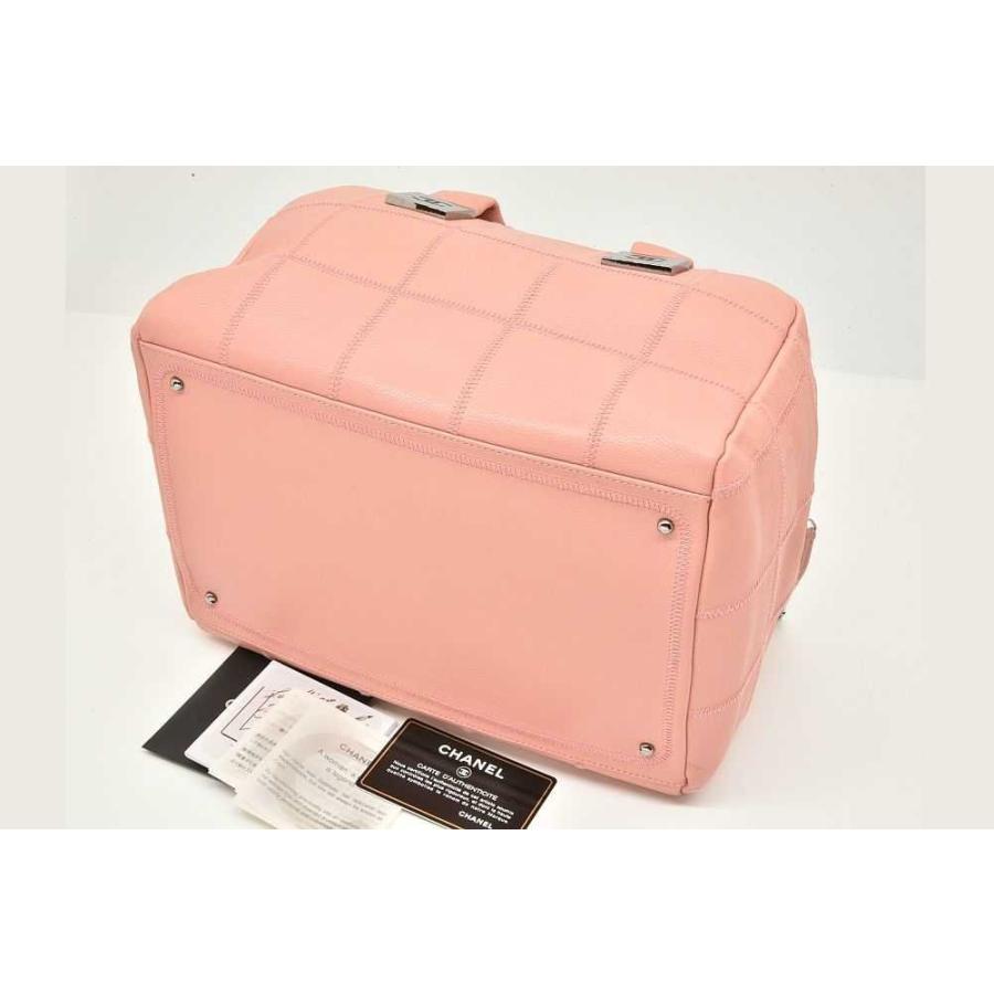 専用☆CHANEL 正規品 キャビアスキン ピンク ボストン CHANEL（シャネル） ココマーク マトラッセ ミニボストンバッグ