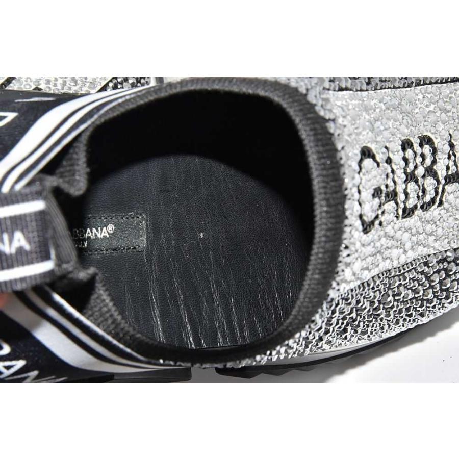 ドルチェ&ガッバーナ スニーカー ソレント クリスタル ブラック 36 DOLCE&GABBANA - ☆美品 ドルチェ&ガッバーナ ソレント スニーカー
