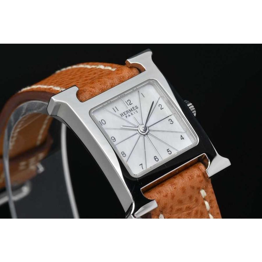H Watch エルメス HH1.110.212/UGO Hウォッチ ミニ レディース SS 
