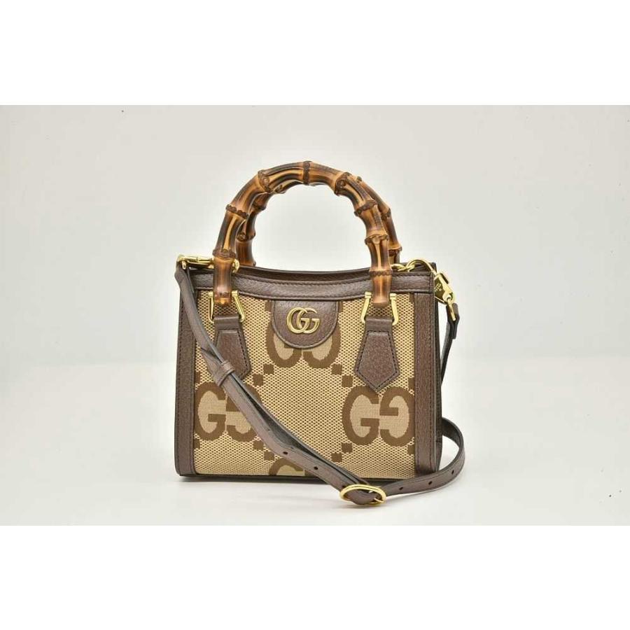【正規品】 GUCCI ジャンボGG ミニトート ショルダーバッグ 2way グッチ GUCCI ジャンボGG ミニトートバッグ ブラウン ジャンボGG