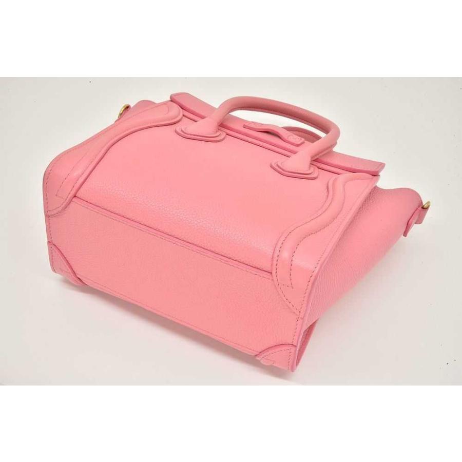 CELINE セリーヌ ラゲージ ナノ ショッパー ハンドバッグ 2WAY  