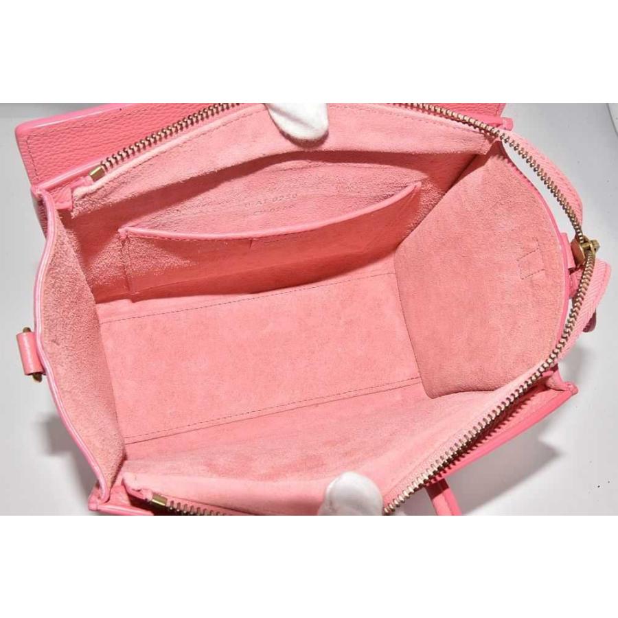 CELINE セリーヌ ラゲージ ナノ ショッパー ハンドバッグ 2WAY  