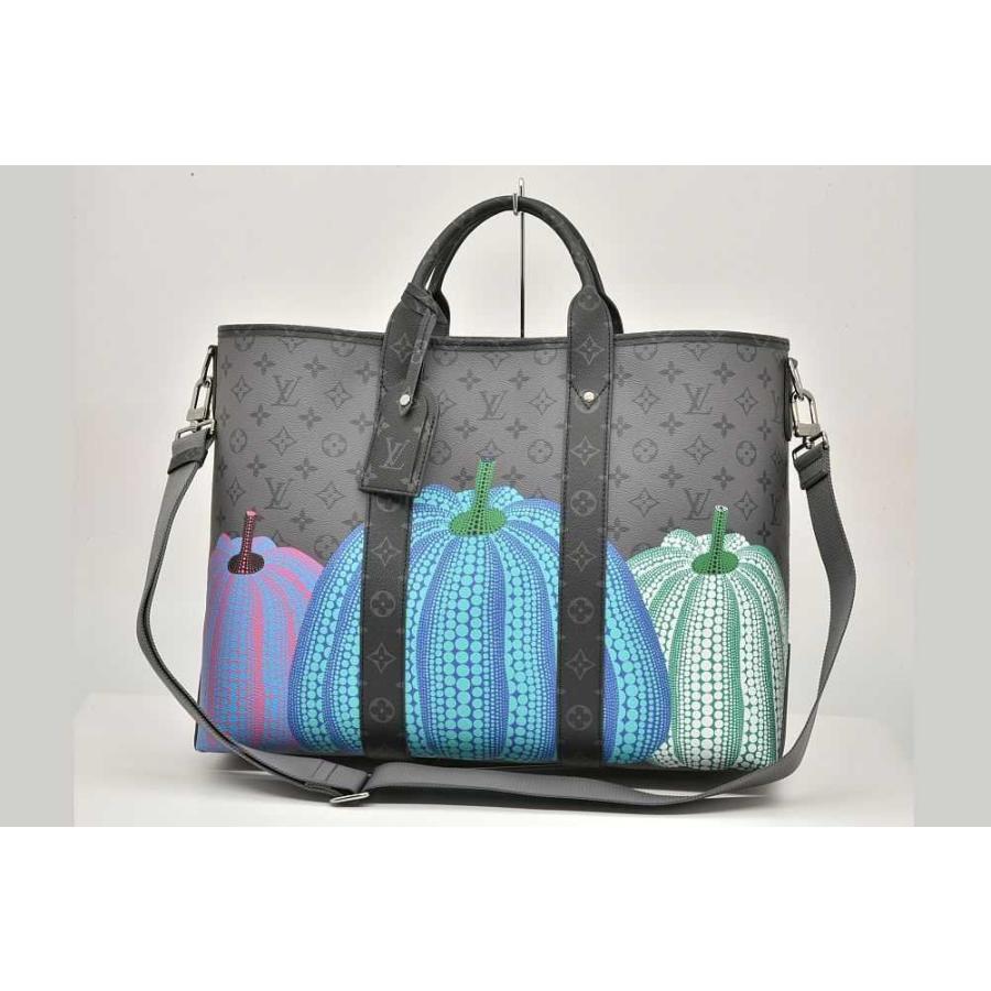 美品　ルイ・ヴィトン　ＬＯＵＩＳ　ＶＵＩＴＴＯＮ　ＬＶｘＹＫ　限定　草間彌生 LOUIS VUITTON ヴィトン 草間彌生 LVxYK ウィークエンド トート