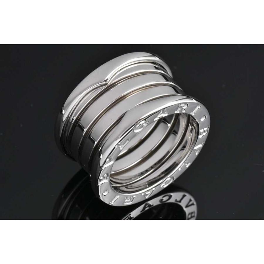 ブルガリ ビーゼロワン B-zero1 K18WGホワイトゴールド 4バンド ビー・ゼロワン ブルガリ B-ZERO1 ビーゼロワン リング 4バンド K18WG