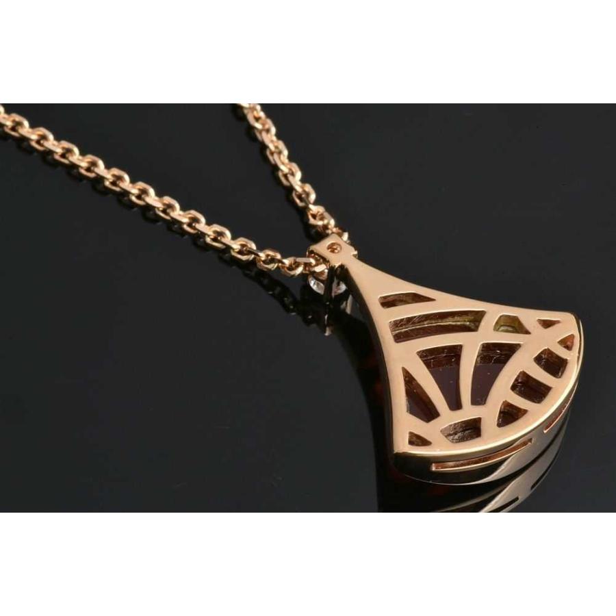 ディーヴァ ドリーム ブルガリ ネックレス カーネリアン 1Pダイヤ