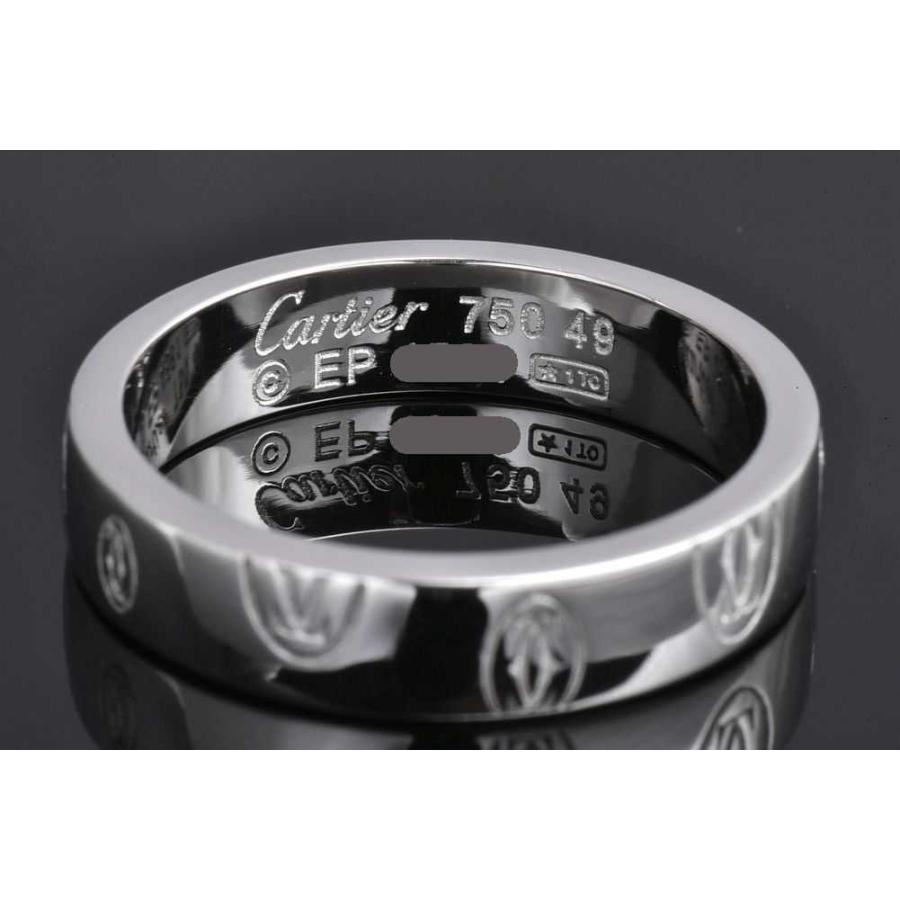 Cartier（カルティエ） ハッピーバースデー リング K18WG ホワイト