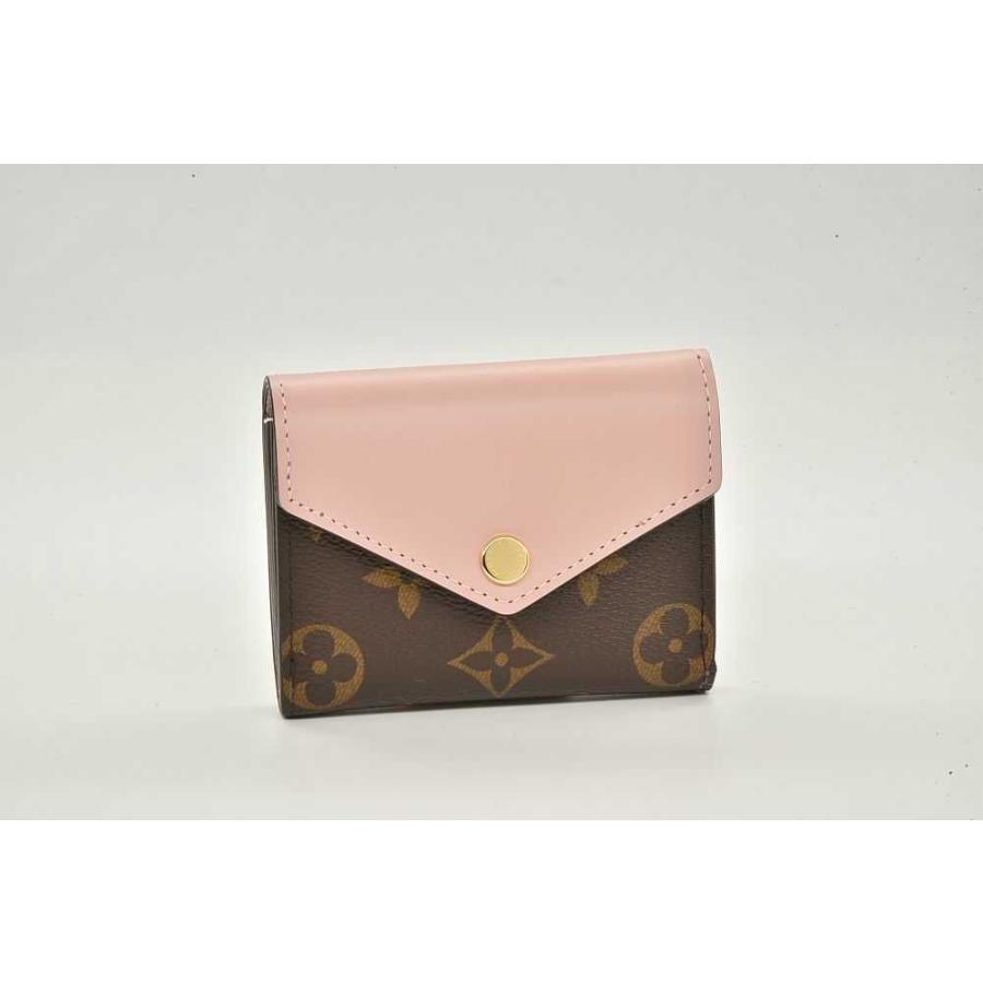 ルイ ヴィトン◎ポルトフォイユ ゾエ ローズバレリーヌ 三つ折り財布 モノグラム LOUIS VUITTON（ルイ・ヴィトン） ヴィトン モノグラム ポルトフォイユ