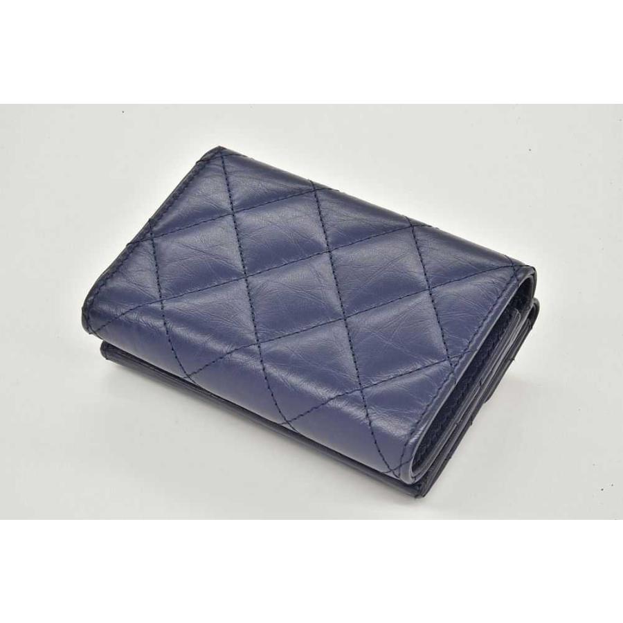 CHANEL 三つ折り財布 2.55 スモール フラップウォレット コンパクト