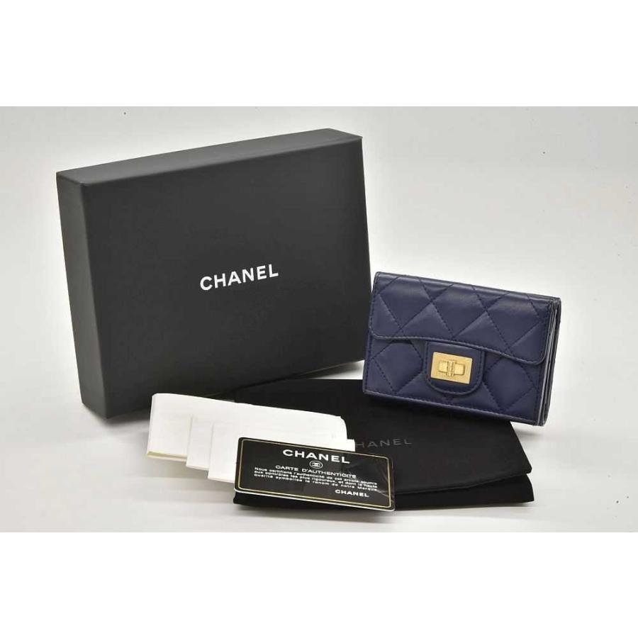 CHANEL 2.55 シャネル スモール フラップウォレット コンパクト  