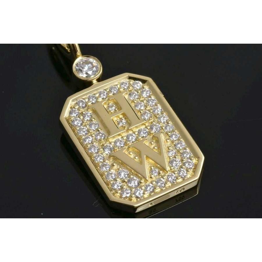ハリー・ウィンストン（HARRY WINSTON） HWロゴ チャーム ダイヤモンド