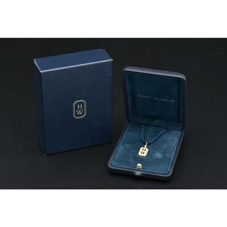 ハリー・ウィンストン（HARRY WINSTON） HWロゴ チャーム ダイヤモンド