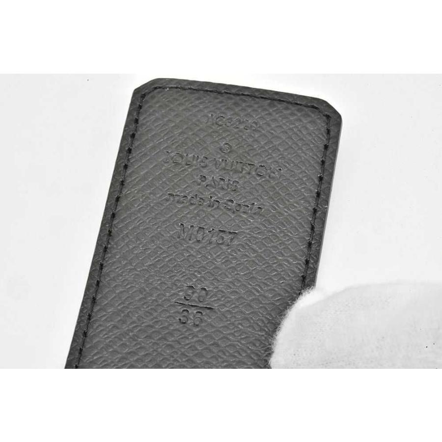 LOUIS VUITTON（ルイ・ヴィトン） ヴィトン モノグラム エクリプス タイガ ベルト LV イニシャル 40MM リバーシブル ...