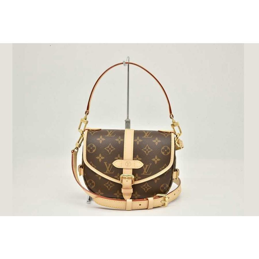 LOUIS VUITTON ヴィトン モノグラム ソミュールBB ハンドバッグ 2WAY 