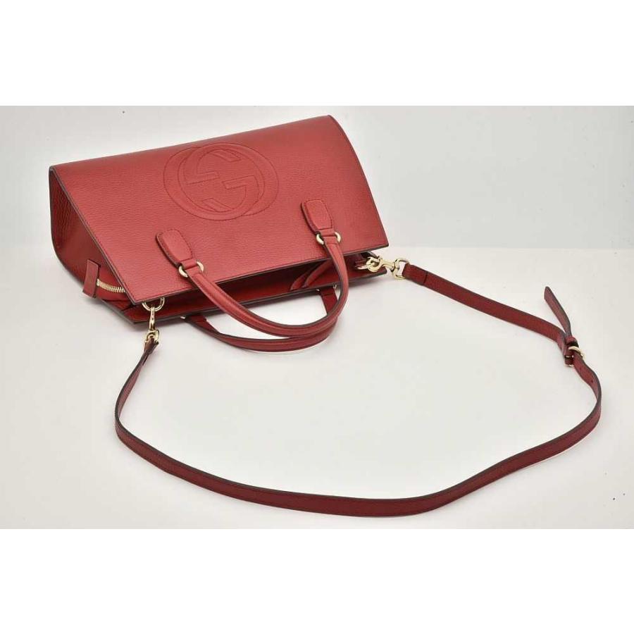 GUCCI（グッチ） ソーホー インターロッキングG ハンドバッグ 2WAY