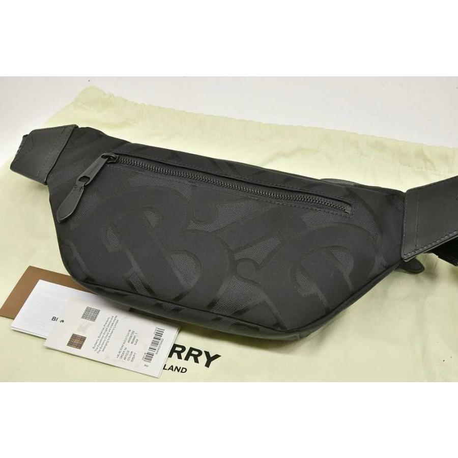 バーバリー モノグラム ソニー ベルトバッグ ボディバッグ ブラック  