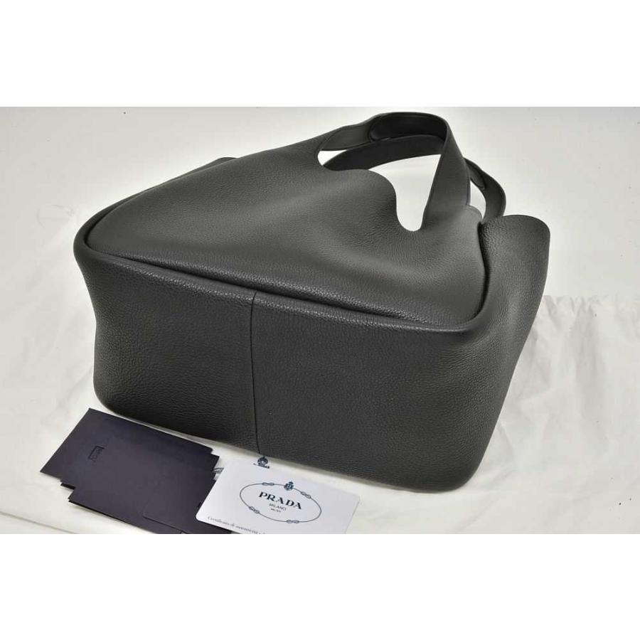 PRADA（プラダ） PRADAロゴ ミディアム レザー トート ハンドバッグ