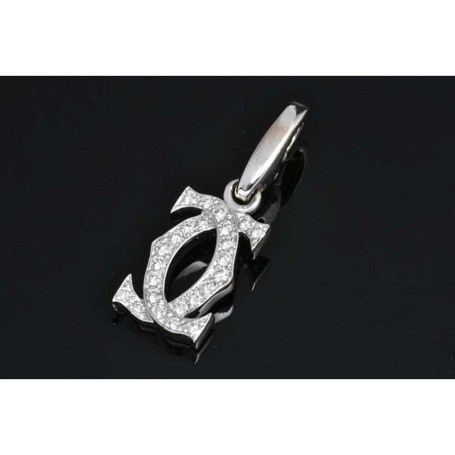 Cartier（カルティエ） 2Cロゴ ダイヤモンド チャーム ペンダント 