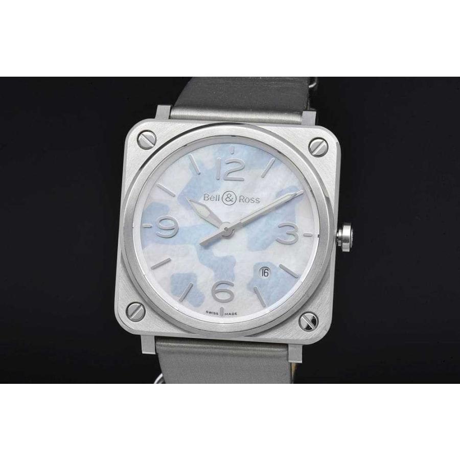 ベル&ロス ベル＆ロス BR S スチール S-64 メンズ SS/レザー クォーツ  