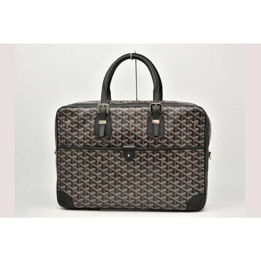 GOYARD ゴヤール アンバサードMM ブラック GOYARD - 【大人気】GOYARD ゴヤールアンバサードMMブリーフケース