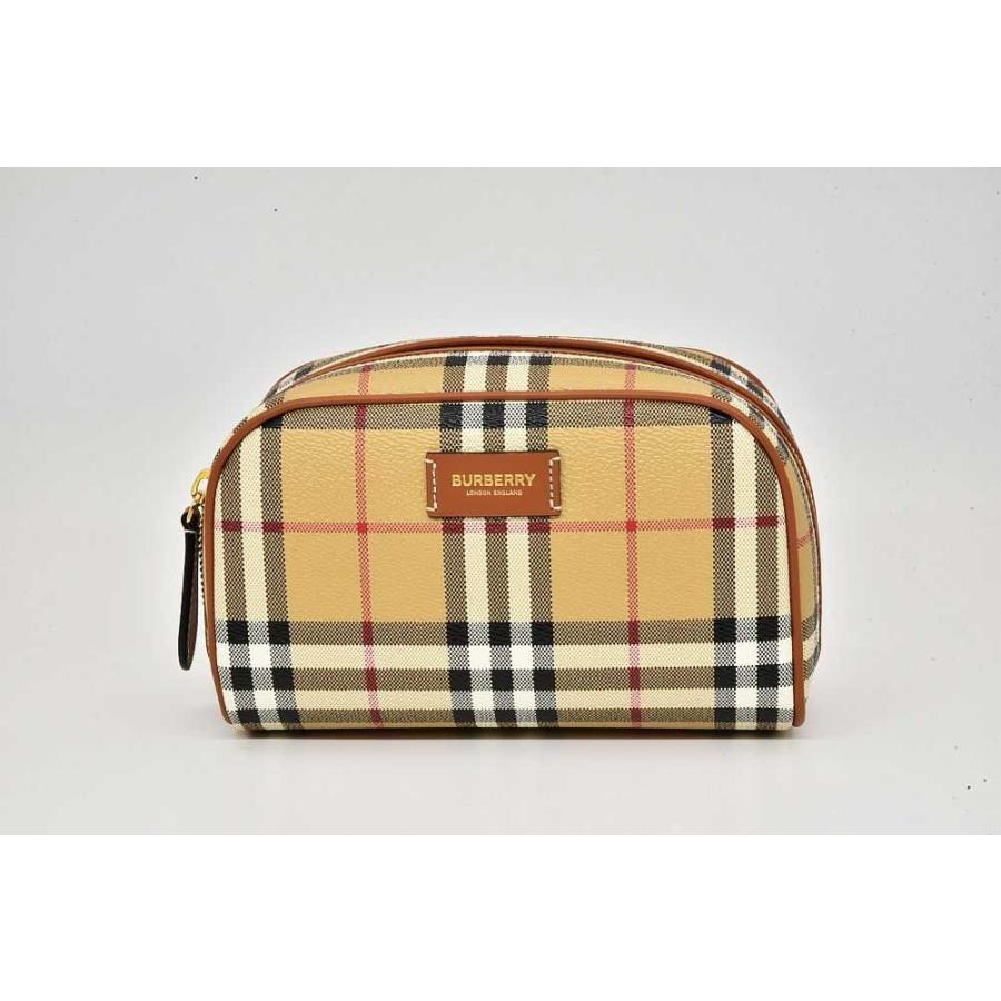 BURBERRY バーバリー スモール チェック トラベルポーチ コスメ BURBERRY バーバリー スモール チェック トラベルポーチ コスメ