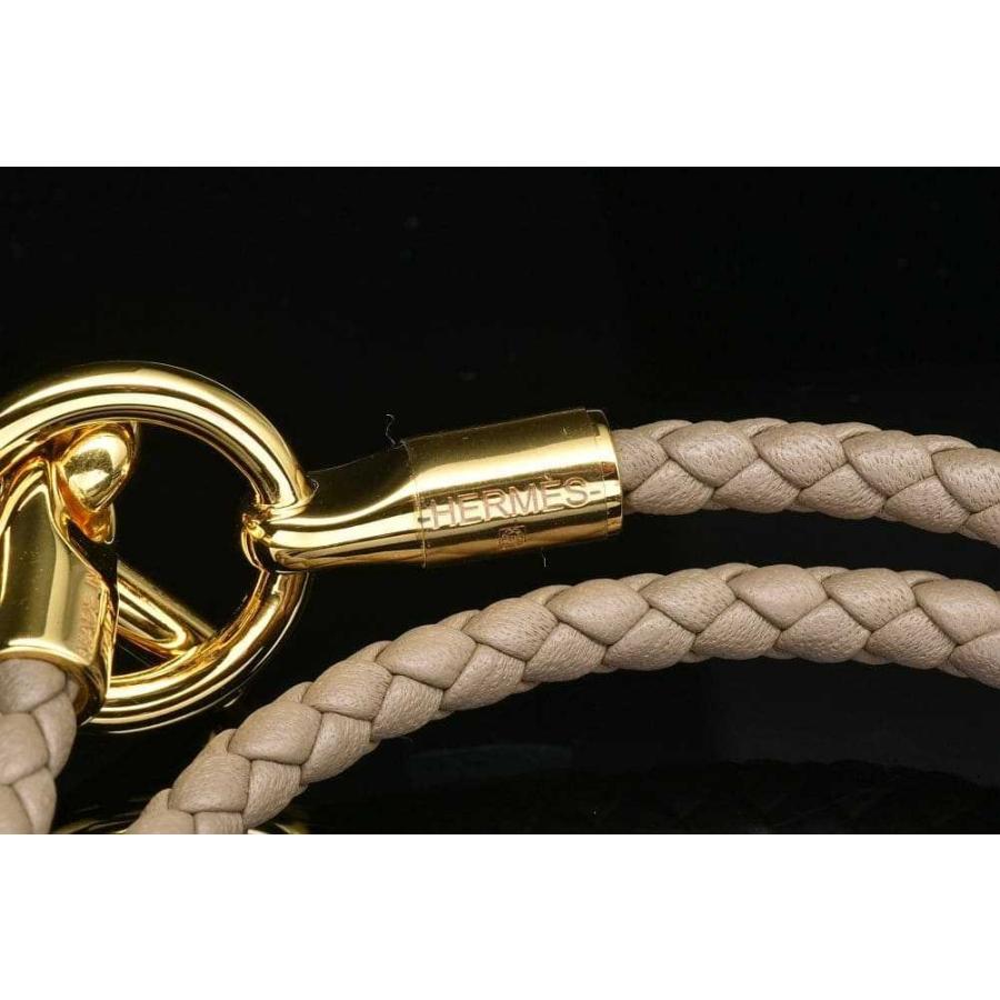 HERMES エルメス グレナン ドゥブルトゥール レザーブレスレット HERMES エルメス グレナン ドゥブルトゥール レザーブレスレット