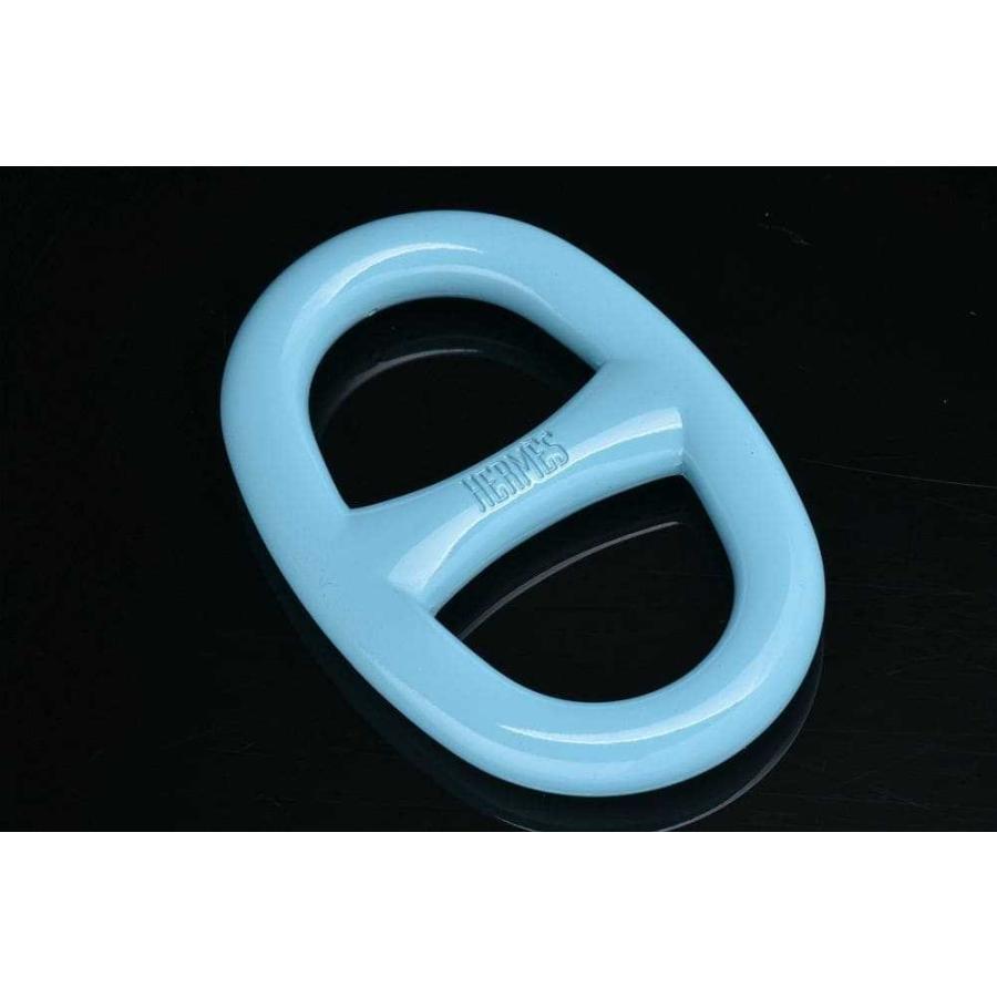 HERMES（エルメス） シェーヌダンクル スカーフリング ブルー系【未