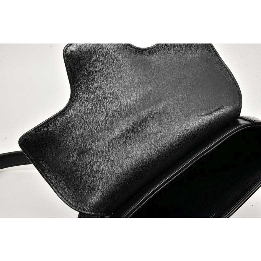 セリーヌ スモール ブザス 16 セーズ ショルダーバッグ レザー ブラック 188013 | 16（CELINE） | 02