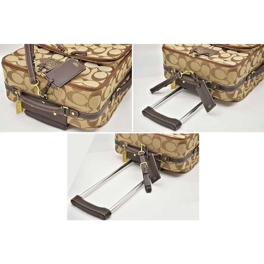 【美品】COACH コーチ シグネチャー トラベル キャリーケース スーツケース 公式】COACH – コーチ | ウィールド キャリー オン・シグネチャー