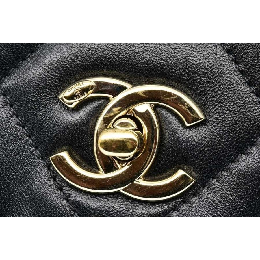 マトラッセ シャネル CHANELロゴ チェーンショルダーバッグ ラムスキン