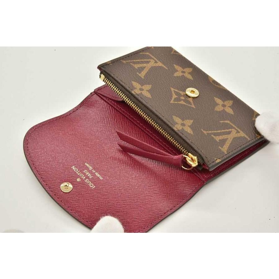 【極美品】ルイヴィトン　ポルトモネロザリ　フューシャ　ケース　カードケース ルイヴィトン モノグラム ポルトモネ ロザリ ケース カードケース 駅南